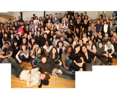 Spring 2016 panorama photo of ITP students